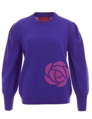 Cashmere Blend Peony Purple & Orchid