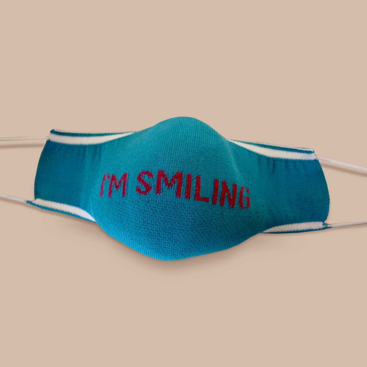 Download "I`m Smiling" knitted face mask