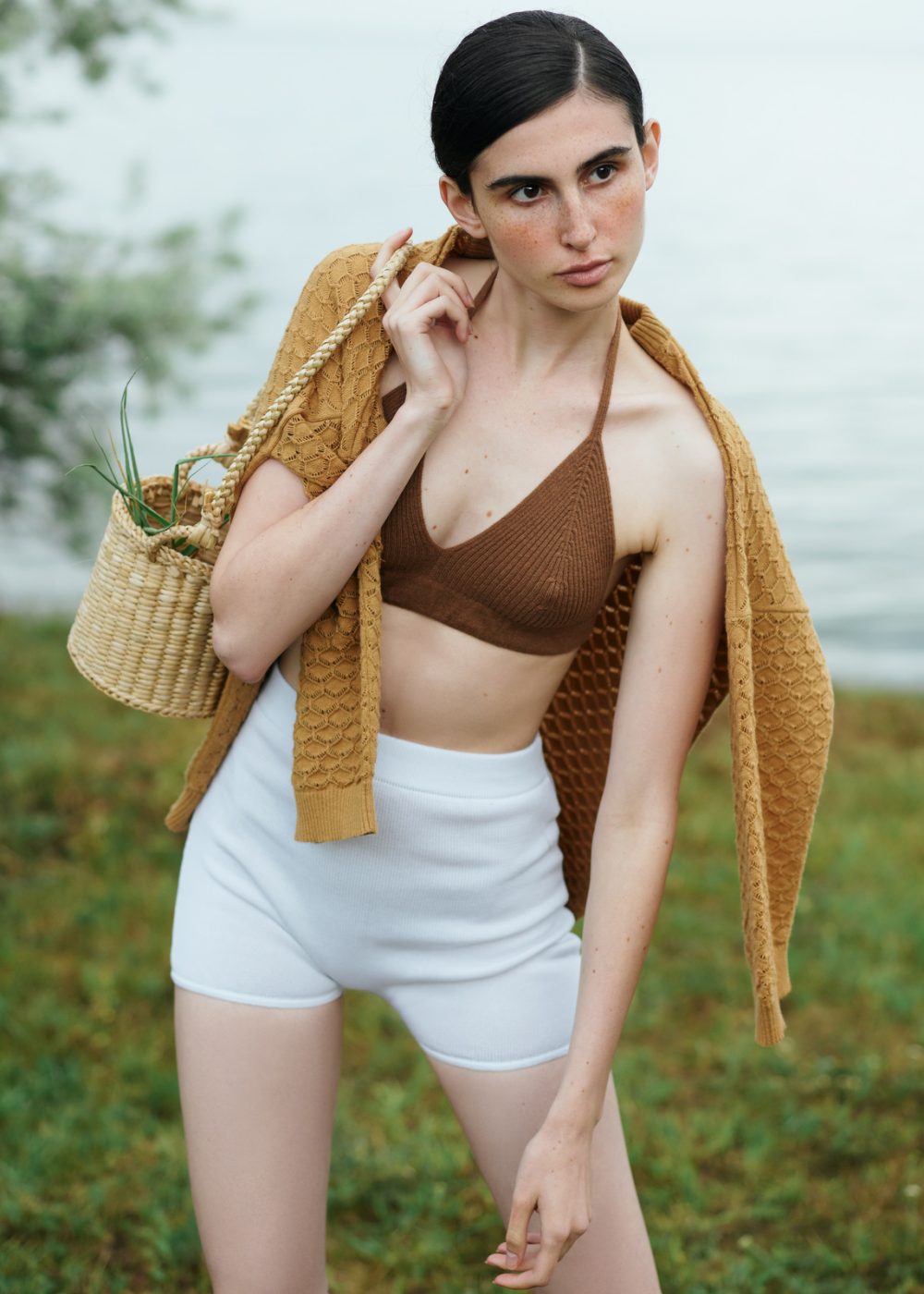 Knitted bra, Truffle AmiAmalia Luxury Knitwear