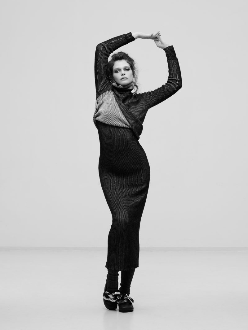 Mismaloya Dress-Black/White 2