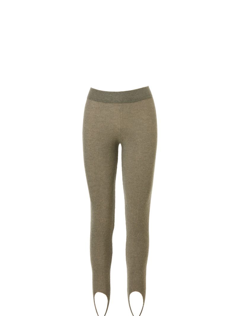 Long Trousers from Extrafine Merino, Black - AmiAmalia Luxury Knitwear