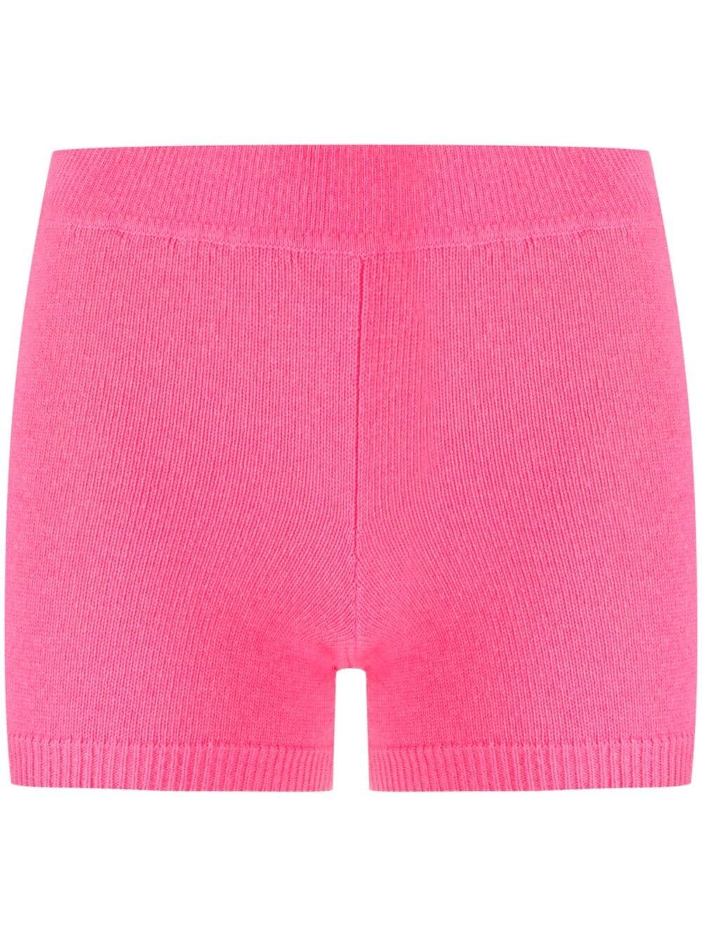 Knitted Shorts (with middle seam), Orange