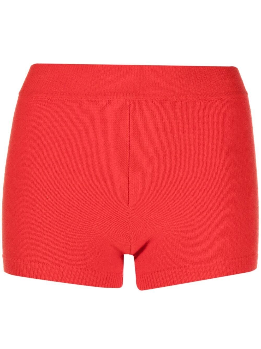 Knitted Shorts (with middle seam), Orange
