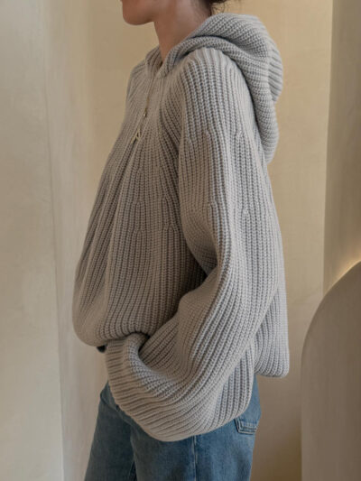 Cardigan "Edelweiss", Merino, Perla